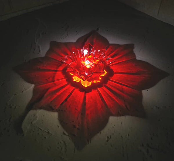3D Reflective Rangoli Diya (Set of 12/24)