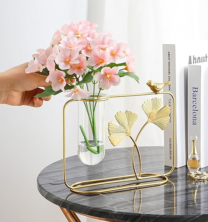 Sparrow Tube Vase (Handcrafted)