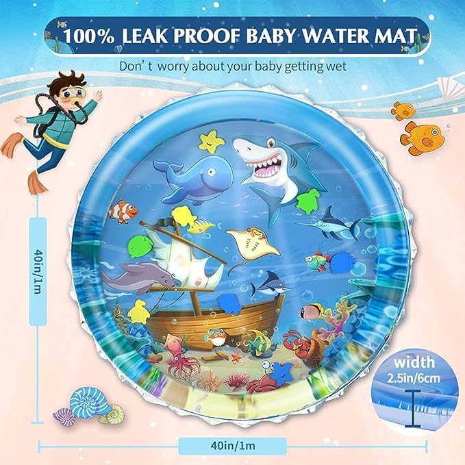 Baby Playful Water Mat (1 Year Warranty) Big Size