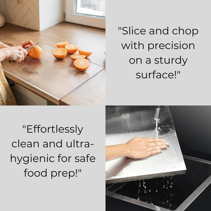 Stainless Steel Chopping Board & Kitchen Countertop - (Original Big Size)