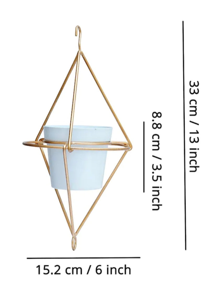 Diamond Hanging Planter (Set of 2)