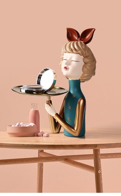 Girl with Plate Showpiece