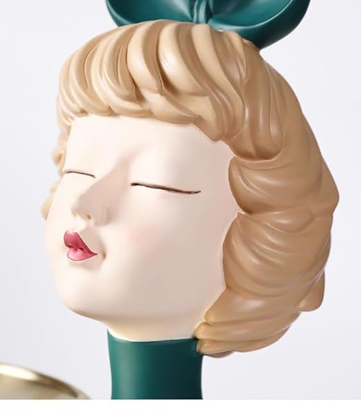 Girl with Plate Showpiece
