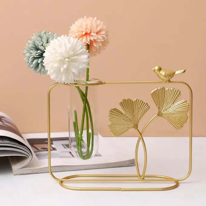Sparrow Tube Vase (Handcrafted)