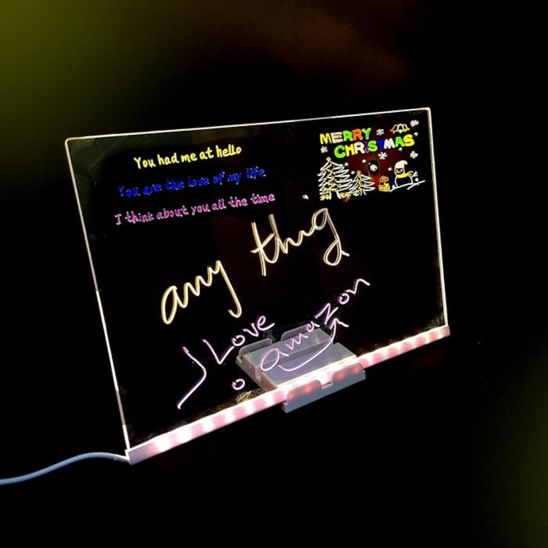 Magic LED Writing Board (With Multicolor Pens)