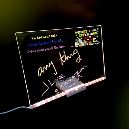 Magic LED Writing Board (With Multicolor Pens)