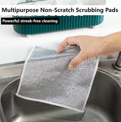 Reusable Non Scratch Dish Washing Cloths (Pack of 10) Buy 5 Get 5 Free