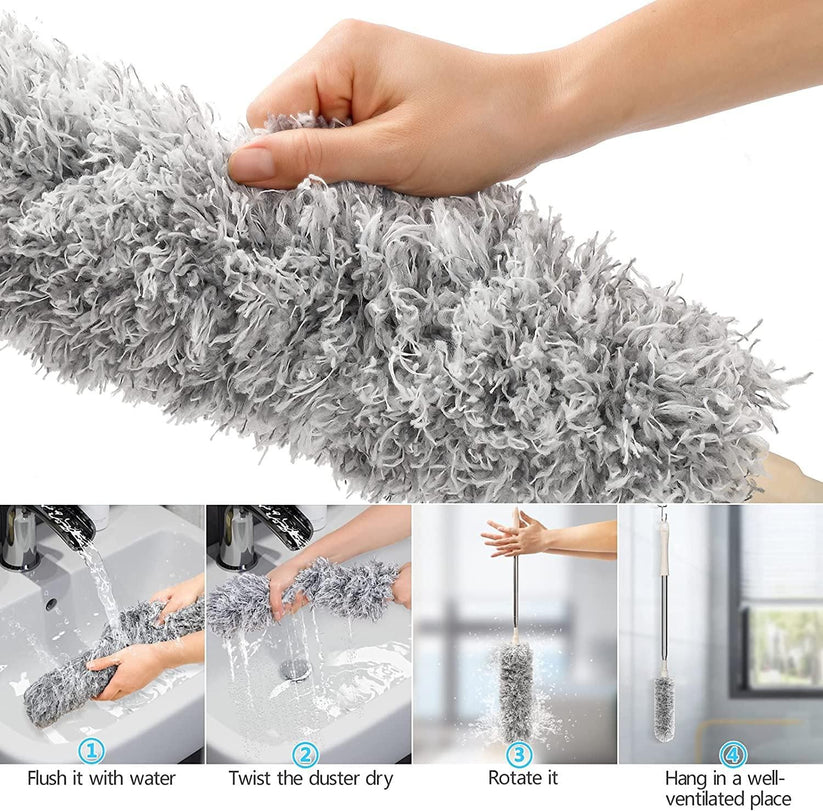Extendable Duster for Cleaning