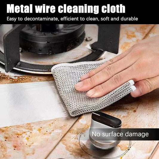 Reusable Non Scratch Dish Washing Cloths (Pack of 10) Buy 5 Get 5 Free
