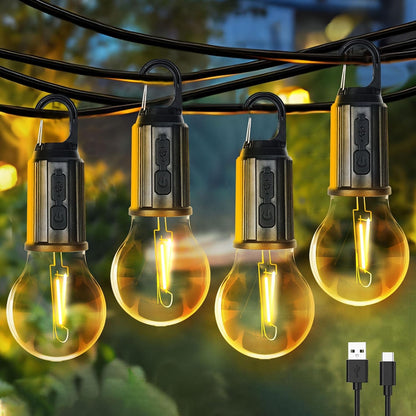 Rechargeable Clip Light Bulb (3 Modes)