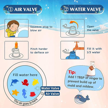 Baby Playful Water Mat (1 Year Warranty) Big Size