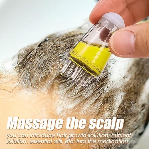Hair Oil Applicator & Massager for Hair Growth