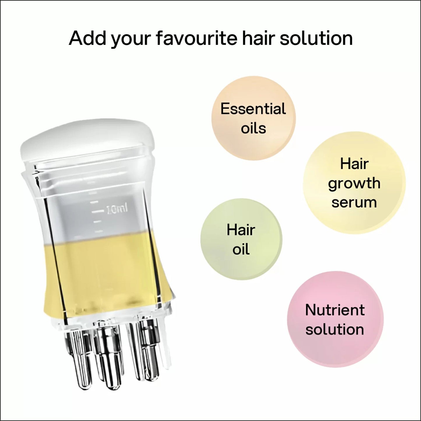 Hair Oil Applicator & Massager for Hair Growth