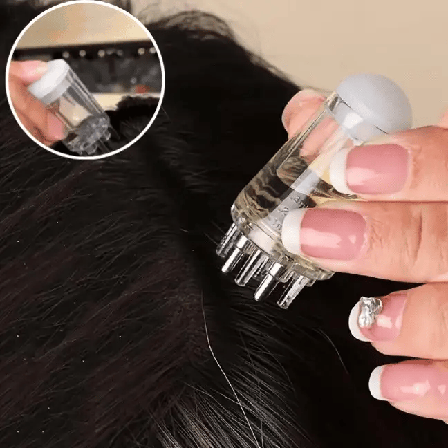 Hair Oil Applicator & Massager for Hair Growth