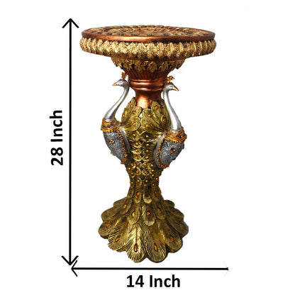Peacock Corner Table