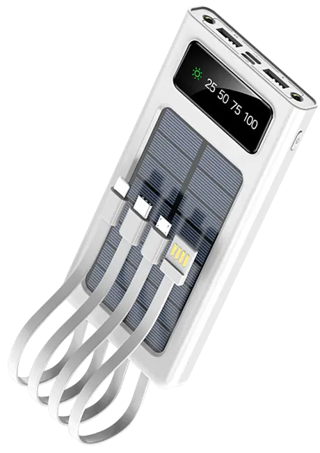 Solar Powerbank (Type C, USB, IOS, Other Devices)