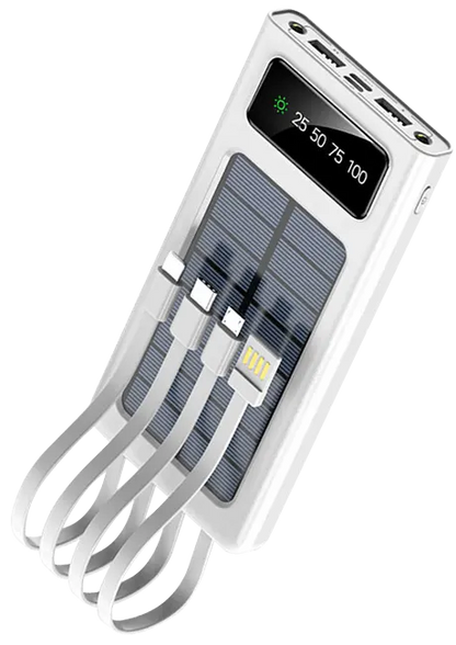 Solar Powerbank (Type C, USB, IOS, Other Devices)