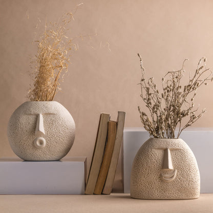Face Vase (Set of 2)