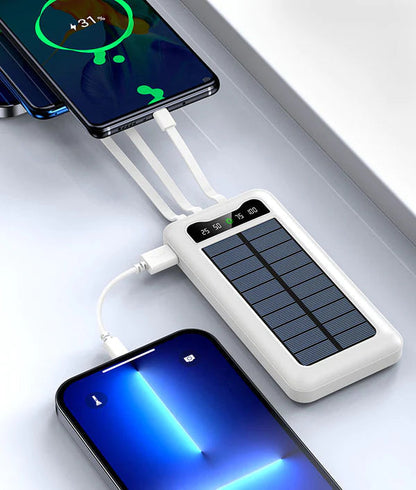 Solar Powerbank (Type C, USB, IOS, Other Devices)