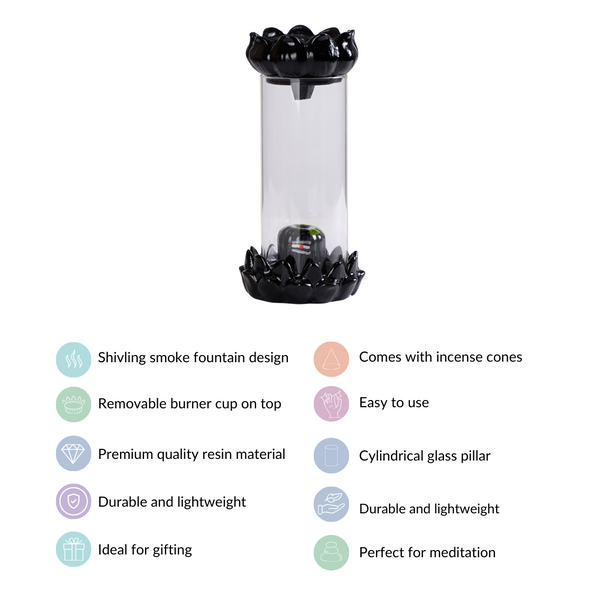 Shivling Fountain Dhoopbatti Holder