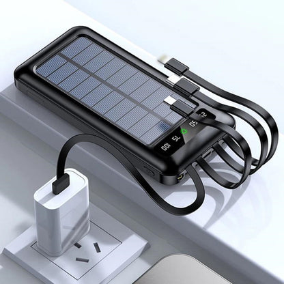 Solar Powerbank (Type C, USB, IOS, Other Devices)