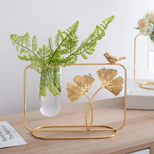 Sparrow Tube Vase (Handcrafted)
